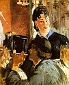 MANET EDOUARD (1832-1883) - waitress